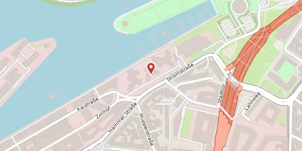 Karte der Umgebung von Neuer Zollhof 2, 40221 Düsseldorf