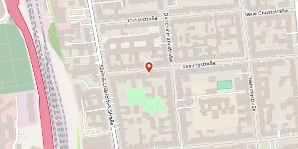 Karte der Umgebung von Seelingstraße 47/49, 14059 Berlin