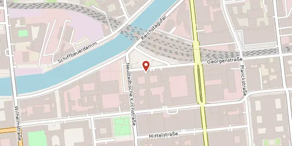 Karte der Umgebung von Georgenstraße 22, 10117 Berlin