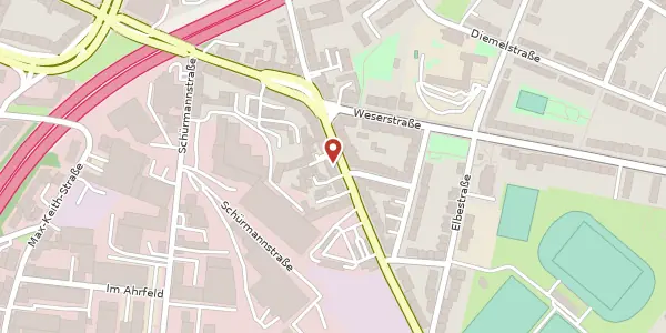 Karte der Umgebung von Rellinghauser Str. 294, 45136 Essen