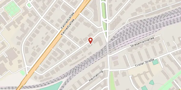 Karte der Umgebung von Waidmannstr. 7-9, 60596 Frankfurt