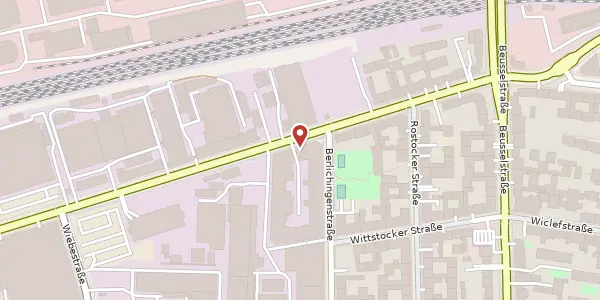 Karte der Umgebung von Sickingenstraße 70, 10553 Berlin
