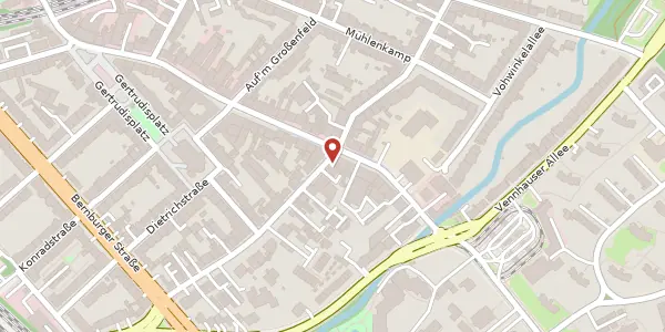 Karte der Umgebung von Alt Eller 1, 40229 Düsseldorf
