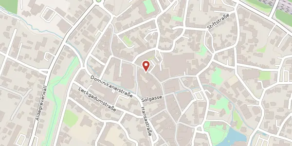 Karte der Umgebung von Brüderstr. 31, 59494 Soest
