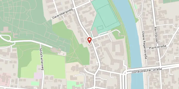 Karte der Umgebung von Lappersdorfer Str. 9, 93059 Regensburg