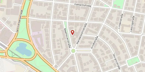 Karte der Umgebung von Beethovenstr. 24, 60325 Frankfurt