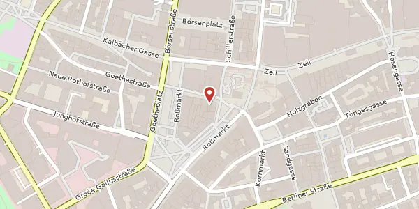 Karte der Umgebung von Steinweg 3, 60313 Frankfurt am Main
