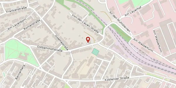 Karte der Umgebung von Ostbahnhofstraße 51, 56727 Mayen