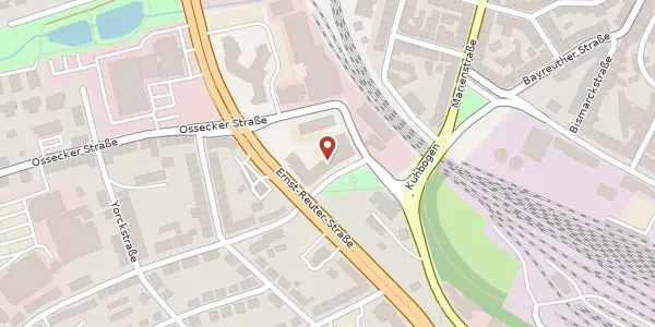 Karte der Umgebung von Blücherstr. 4, 95030 Hof