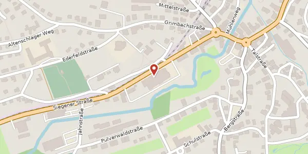 Karte der Umgebung von Siegener Str. 15, 57339 Erndtebrück
