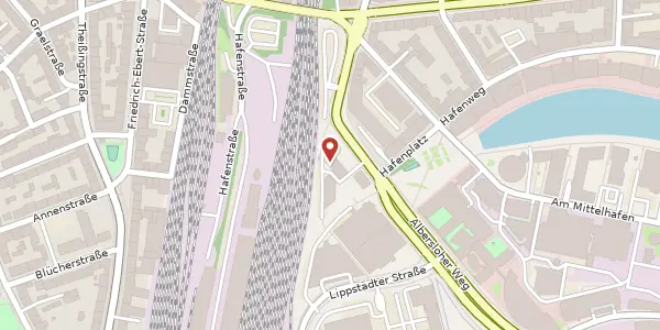 Karte der Umgebung von PortAl 10 - Albersloher Weg 10 a, 48155 Münster