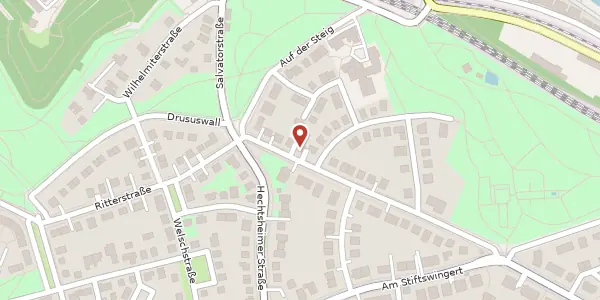 Karte der Umgebung von Am Rosengarten 18, 55131 Mainz