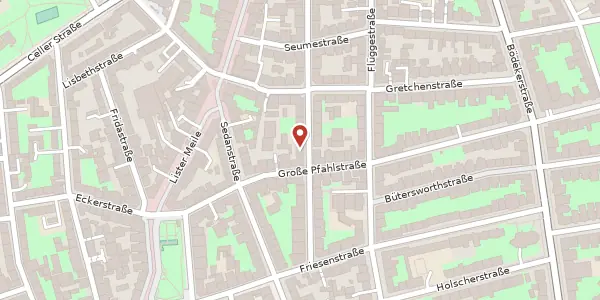 Karte der Umgebung von Rambergstraße 38, 30161 Hannover