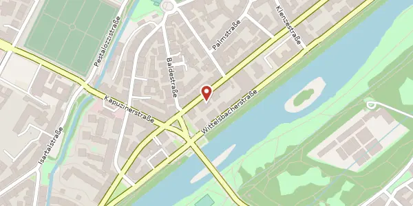 Karte der Umgebung von Auenstr. 25, 80469 München