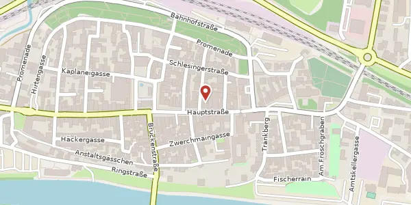 Karte der Umgebung von Hauptstraße 16, 97437 Haßfurt