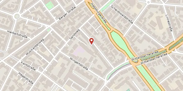 Karte der Umgebung von Ingolstädter Str. 20, 60316 Frankfurt