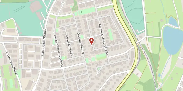 Karte der Umgebung von Hans-Klenk-Str. 11, 55122 Mainz