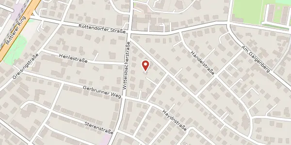 Karte der Umgebung von Meyer-Olbersleben-Str. 7 a, 97074 Würzburg
