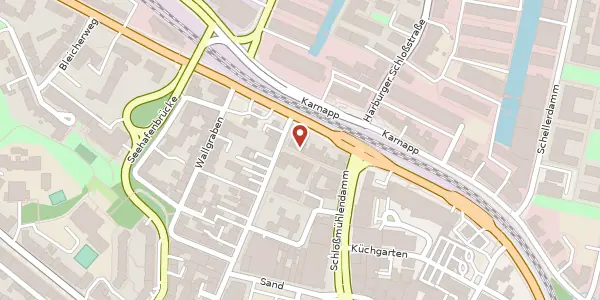Karte der Umgebung von Lämmertwiete 12, 21073 Hamburg