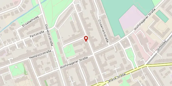 Karte der Umgebung von Kavalierstraße 15, 13187 Berlin