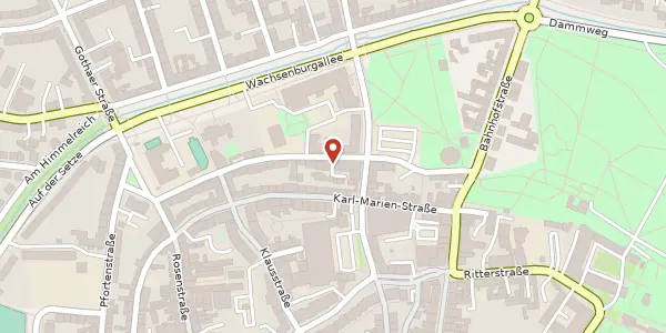 Karte der Umgebung von Krappgartenstraße 37, 99310 Arnstadt