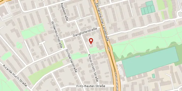 Karte der Umgebung von Klaus-Groth-Straße 34, 60320 Frankfurt