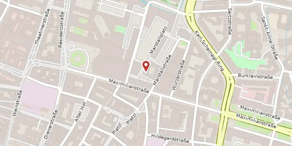Karte der Umgebung von Maximilianstr. 15, 80539 München