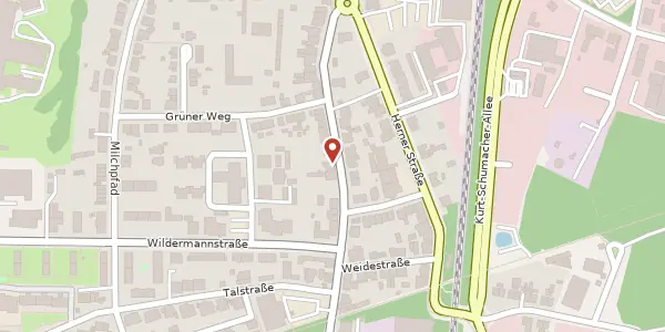 Karte der Umgebung von Bruchweg 38, 45659 Recklinghausen