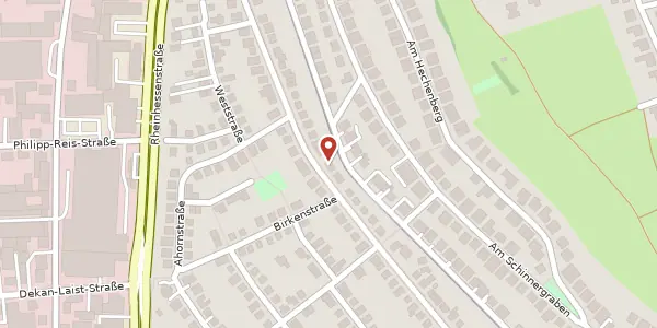 Karte der Umgebung von Neue Mainzer Straße 89 a, 55129 Mainz
