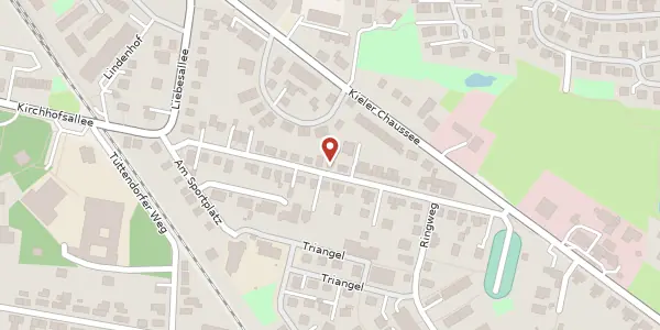 Karte der Umgebung von Gartenstraße 19, 24214 Gettorf