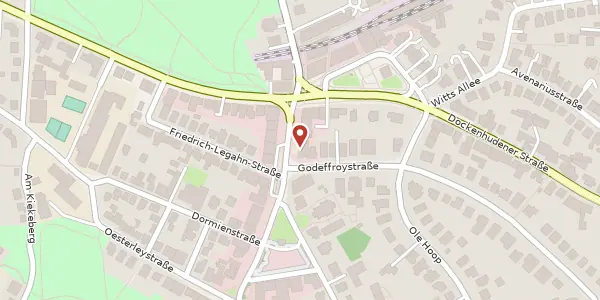 Karte der Umgebung von Blankeneser Bahnhofstraße 33, 22587 Hamburg