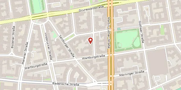 Karte der Umgebung von Berchtesgadener Straße 18-19, 10825 Berlin