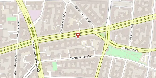 Karte der Umgebung von Kurfürstendamm 177, 10707 Berlin
