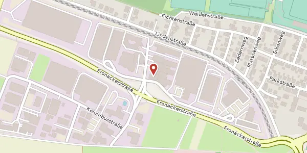 Karte der Umgebung von Fronäckerstraße 36, 71063 Sindelfingen