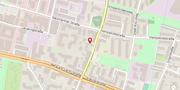 Karte der Umgebung von Baumkirchner Str. 29, 81673 München
