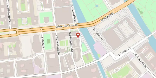 Karte der Umgebung von Schinkelplatz 5, 10117 Berlin