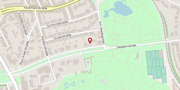 Karte der Umgebung von Zeppelinallee 50, 45883 Gelsenkirchen