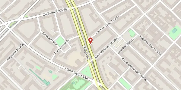Karte der Umgebung von Sülzgürtel 78, 50937 Köln