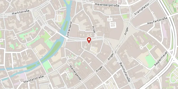 Karte der Umgebung von Schlösserstraße 11, 99084 Erfurt
