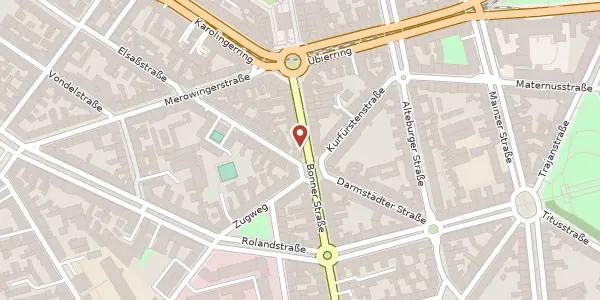 Karte der Umgebung von Bonner Str. 22, 50677 Köln