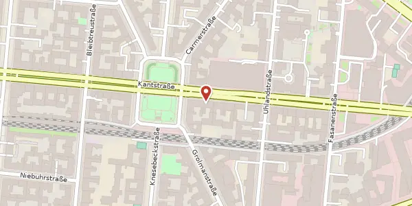Karte der Umgebung von Kantstraße 147, 10623 Berlin