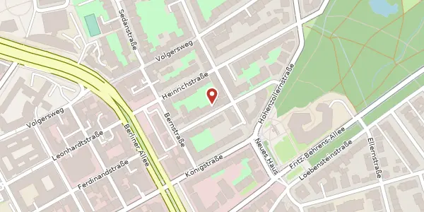 Karte der Umgebung von Uhlemeyerstraße 9-11, 30175 Hannover