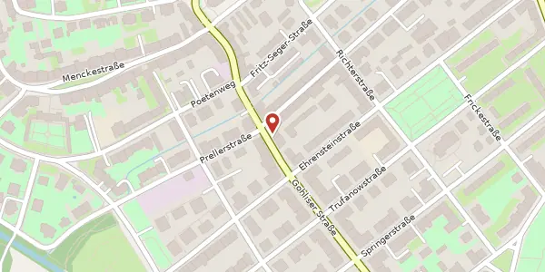 Karte der Umgebung von Gohliser Straße 26, 04155 Leipzig