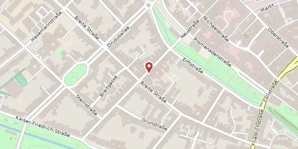 Karte der Umgebung von Kanalstr. 22, 41460 Neuss