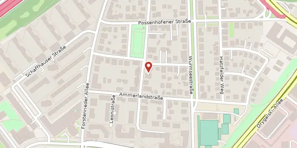 Karte der Umgebung von Ambacherstr. 13, 81476 München