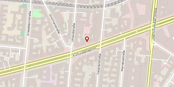 Karte der Umgebung von Kurfürstendamm 29, 10719 Berlin
