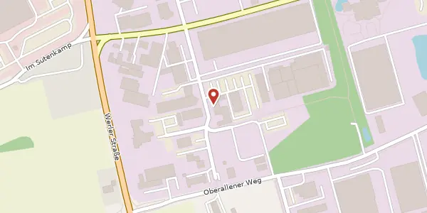 Karte der Umgebung von Gabelsbergerstr. 1 a, 59069 Hamm