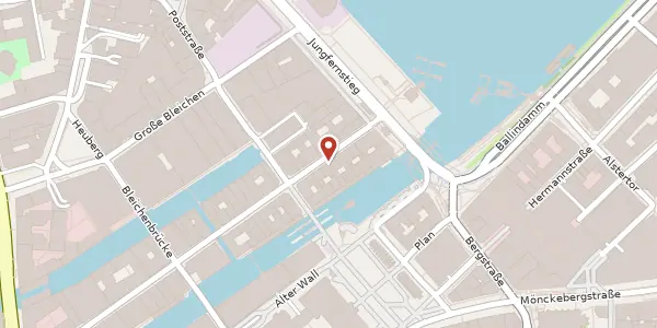 Karte der Umgebung von Neuer Wall 13, 20354 Hamburg
