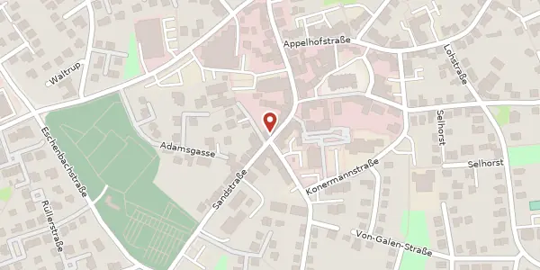 Karte der Umgebung von Sandstr. 56, 59387 Ascheberg
