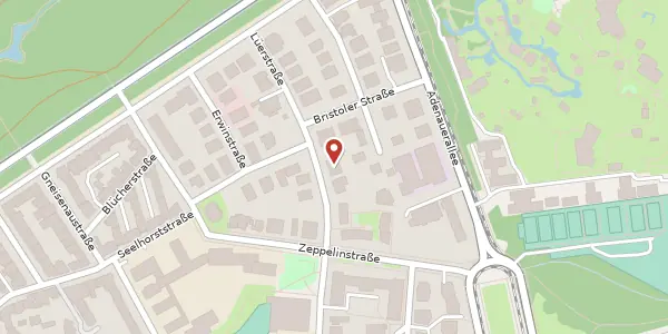 Karte der Umgebung von Lüerstraße 10 - 12, 30175 Hannover